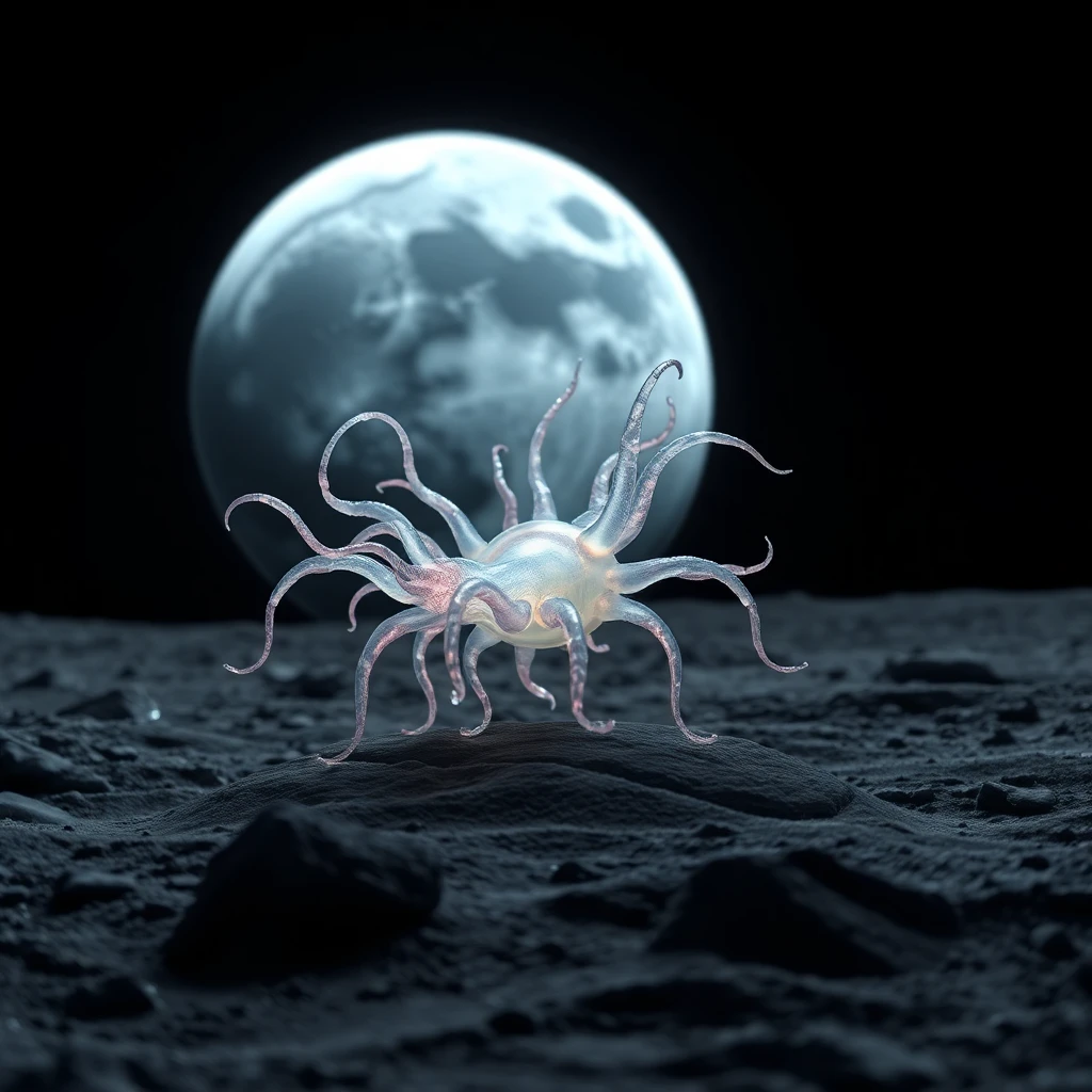 月に生命体はいるのか？