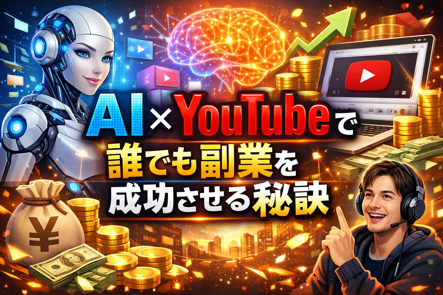 AI x Youtube で誰でも副業を成功させる秘訣