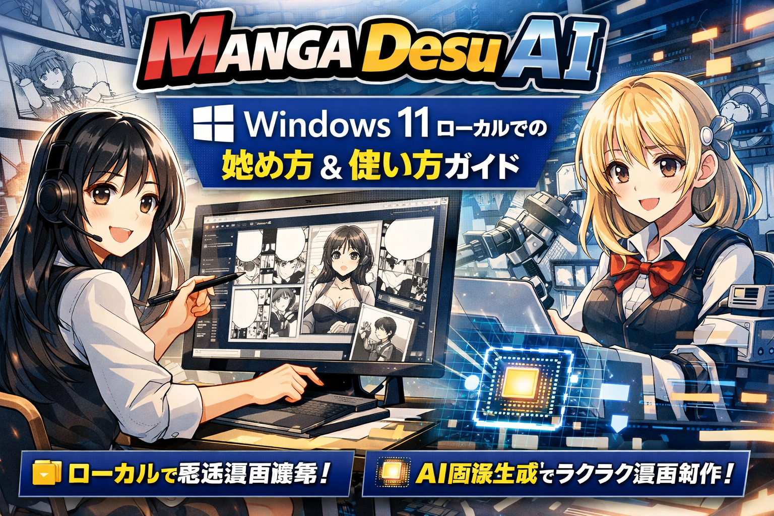はじめてでもわかる Manga Desu AI (Manga Editor Desu!) の Windows 11 ローカル導入&使い方完全ガイド