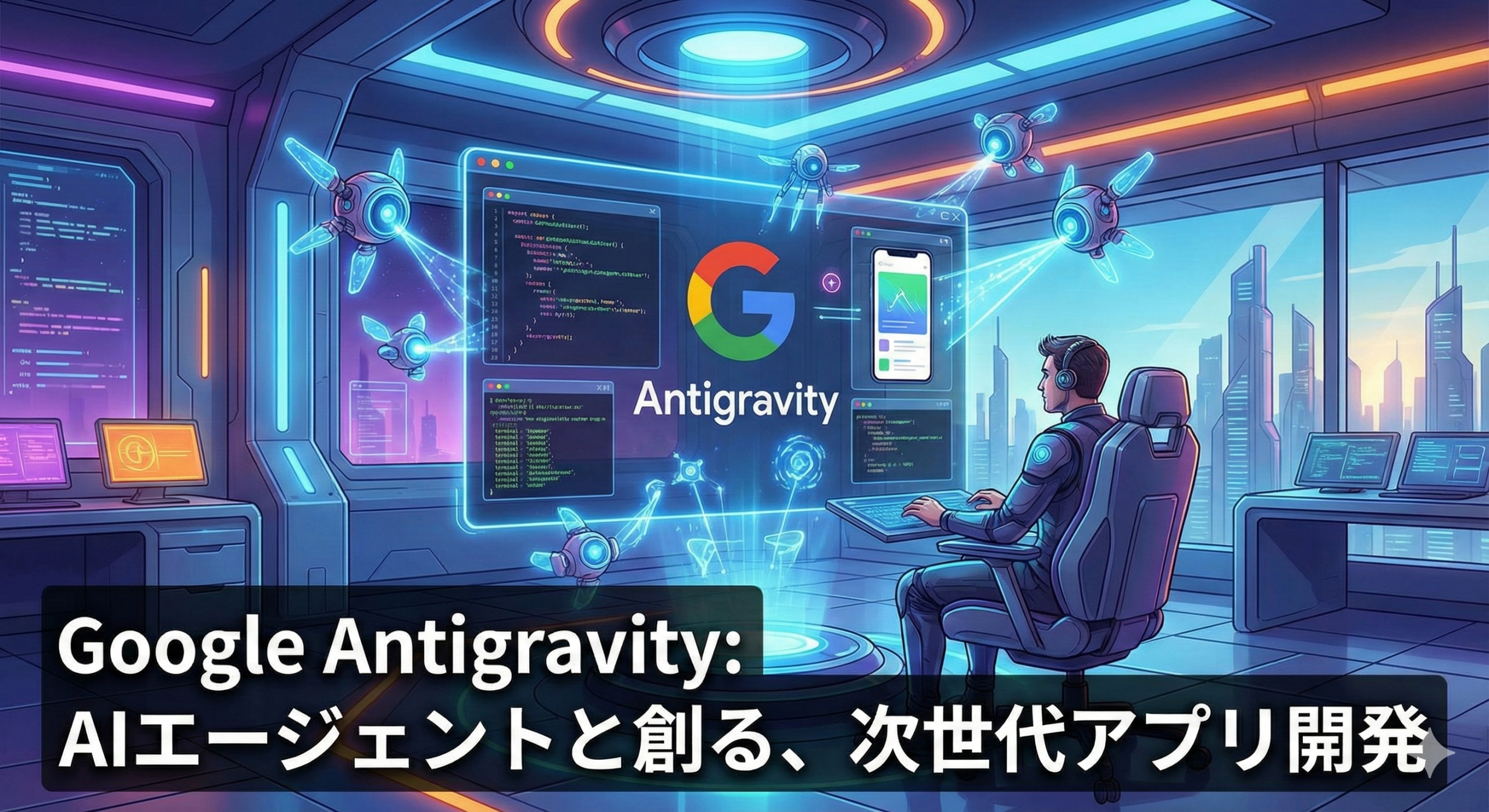 【完全ガイド】Google Antigravityでアプリ開発が変わる!エージェント主導の次世代コーディング体験